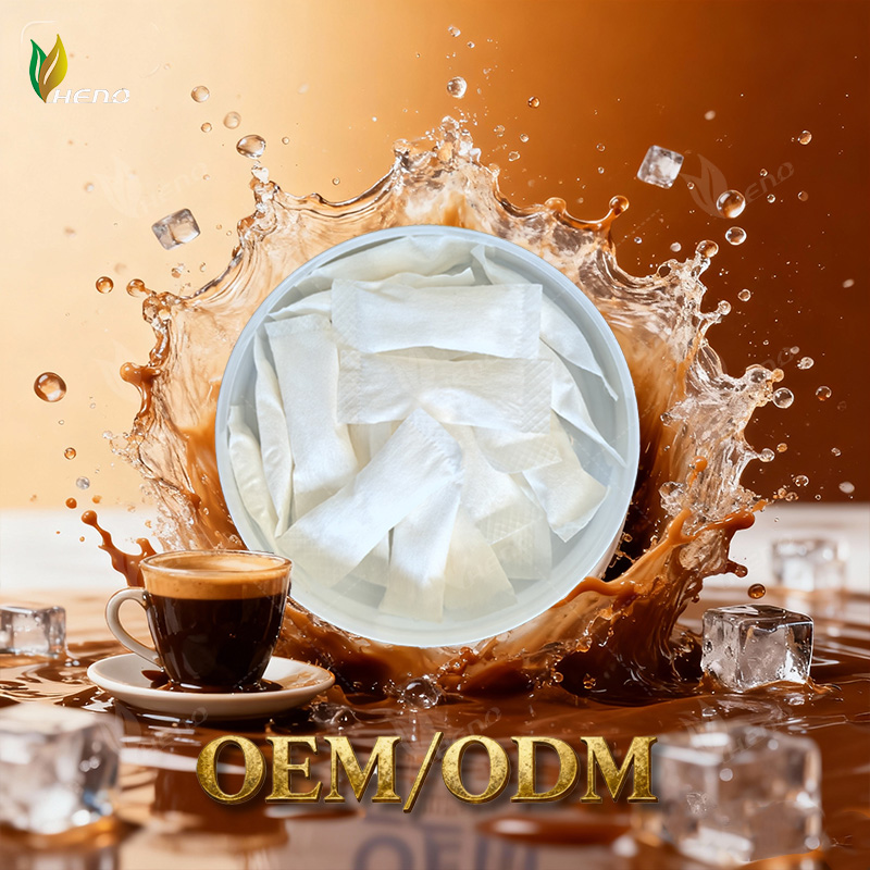 Sachês de nicotina sabor café expresso